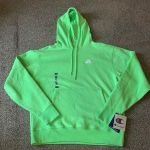 Brand New Champion Classic Fleece Pullover Hoodie Size Medium Color Resort Green